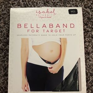 Seamless maternity band to hold your pants up.